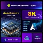 H96 Max M9S 8GB+128GB Android 14 TV Box