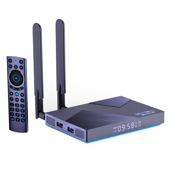 H96 MAX V58 Android 12 RK3588 8GB/64GB TV BOX 8K Dekodierung US Stecker