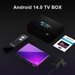 H96 Max M9 4GB+32GB Android 14 TV Box EU Plug